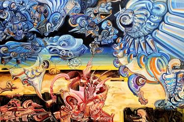 Print of Surrealism Fantasy Paintings by Eric Hubbes