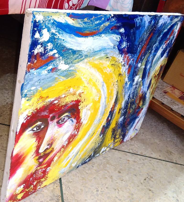 Original Abstract Expressionism Abstract Painting by Rudra Bhardwaj