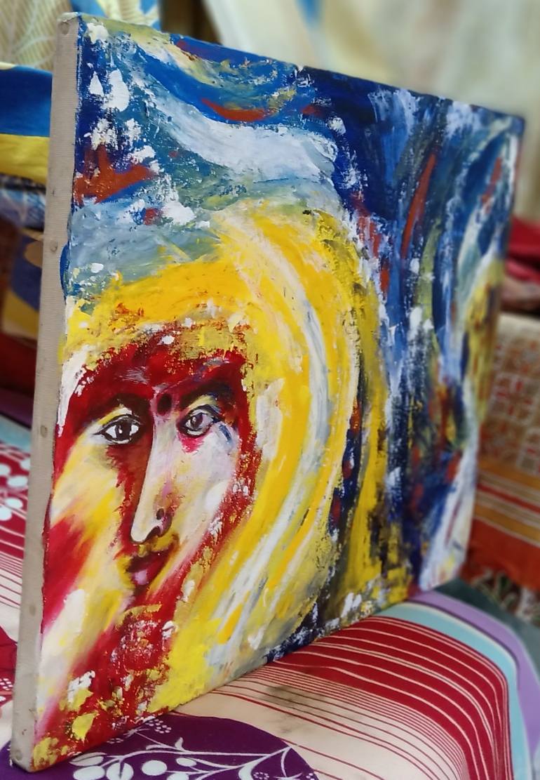 Original Abstract Expressionism Abstract Painting by Rudra Bhardwaj