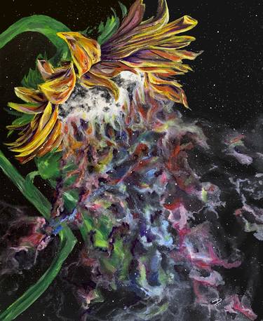 Print of Surrealism Outer Space Paintings by Dounya RTIST