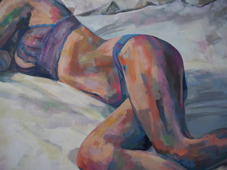 Original Erotic Painting by ilayda cetinay