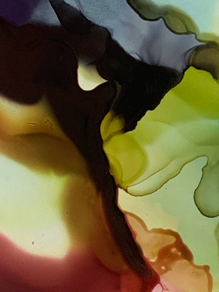 Original Abstract Love Painting by Patricia  Farinas