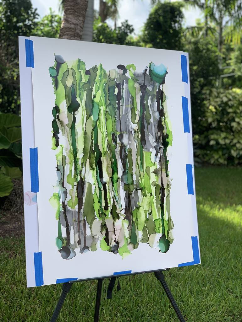 Original Abstract Painting by Patricia  Farinas