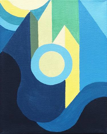 Print of Geometric Paintings by Golnaz Isapour