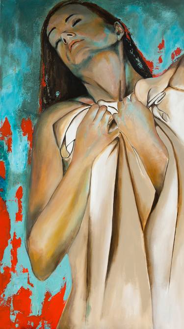 Print of Expressionism Erotic Paintings by Yoanna Nobel