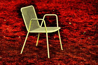Empty chair red, Karlsruhe, Corona Time 2020 - Limited Edition of 10 thumb