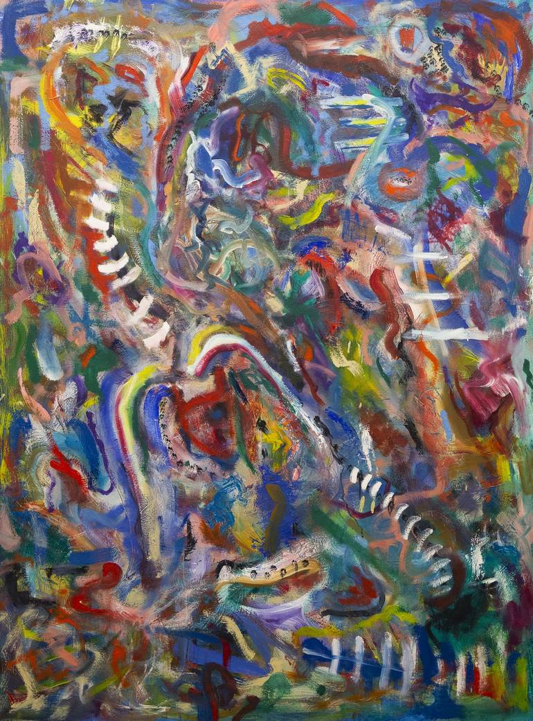Original Abstract Expressionism Abstract Paintings by Brian Thomas Jones