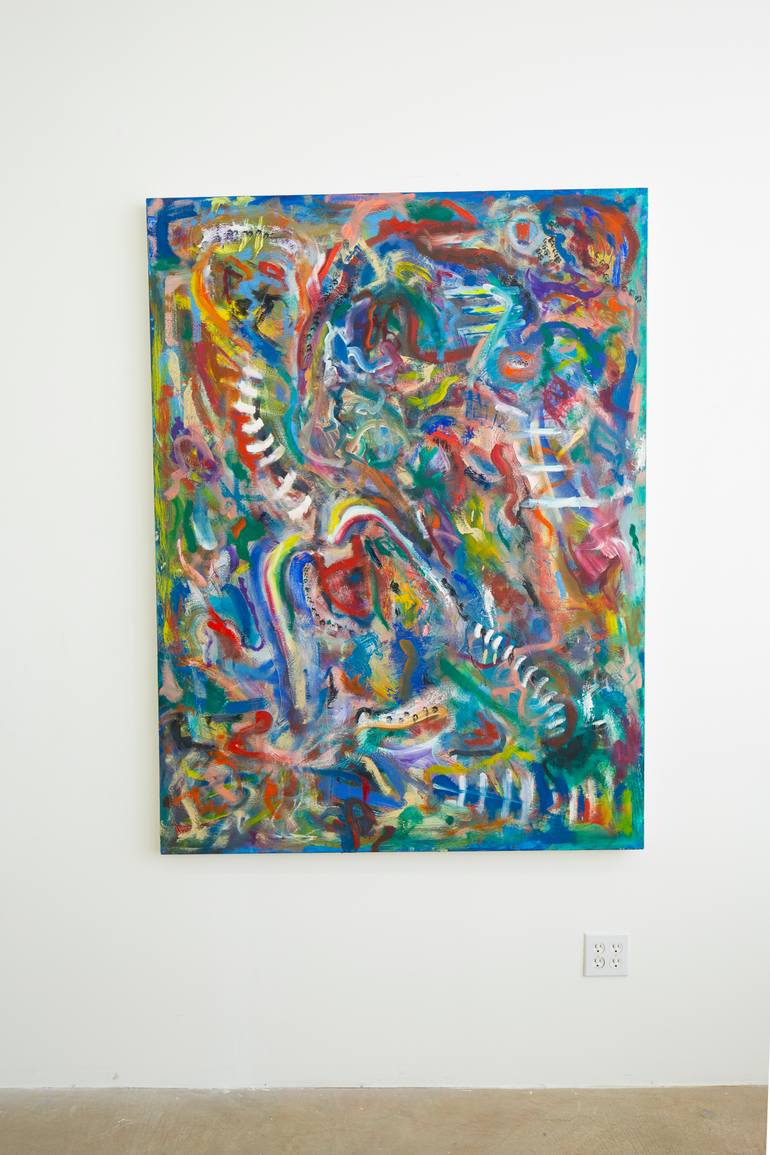 Original Abstract Expressionism Abstract Painting by Brian Thomas Jones