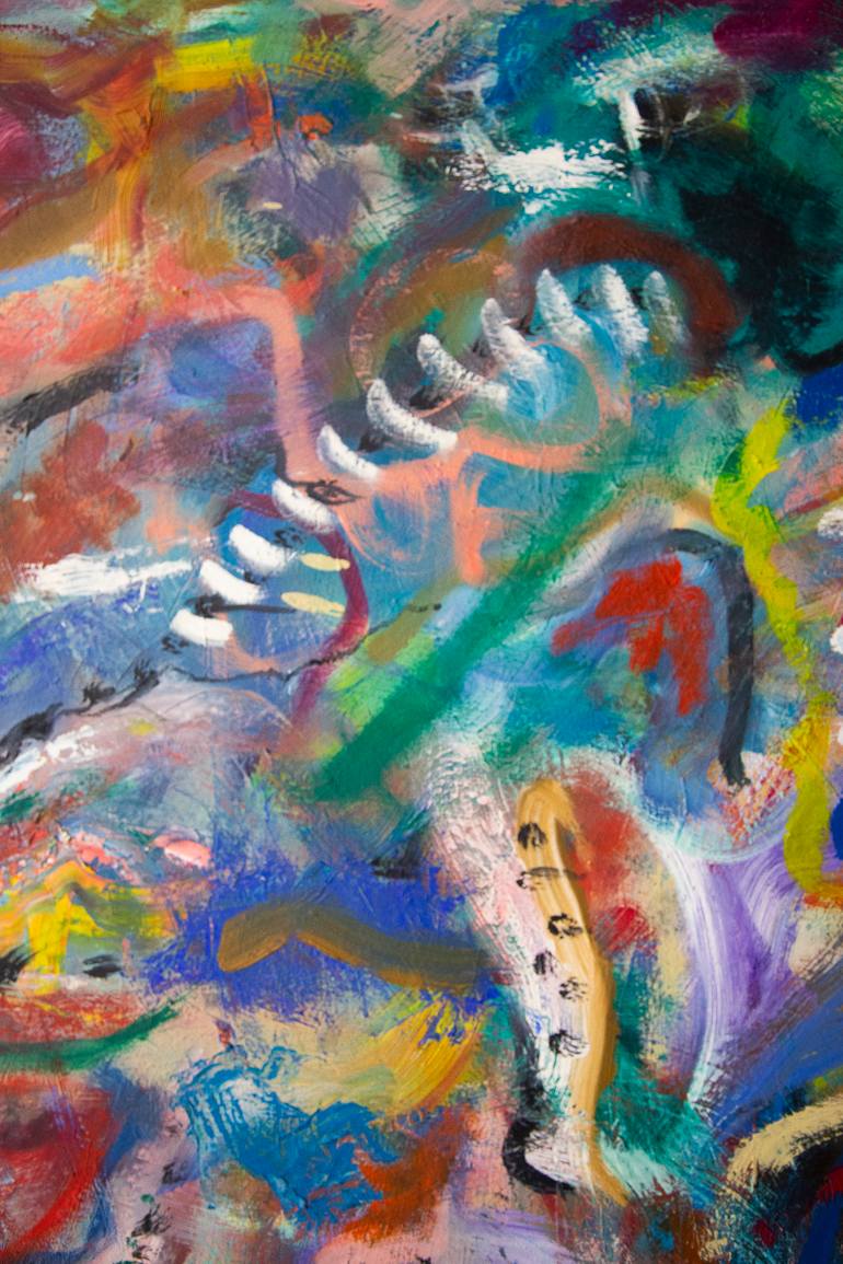 Original Abstract Expressionism Abstract Painting by Brian Thomas Jones