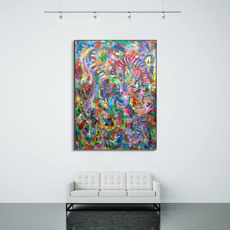 Original Abstract Expressionism Abstract Painting by Brian Thomas Jones