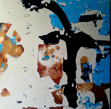 Original Abstract Paintings by Geraldo Braga