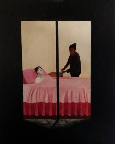 Print of Conceptual Family Paintings by Charlotte Moonchild