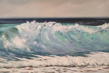 Original Figurative Seascape Paintings by Mercedes Pitzalis