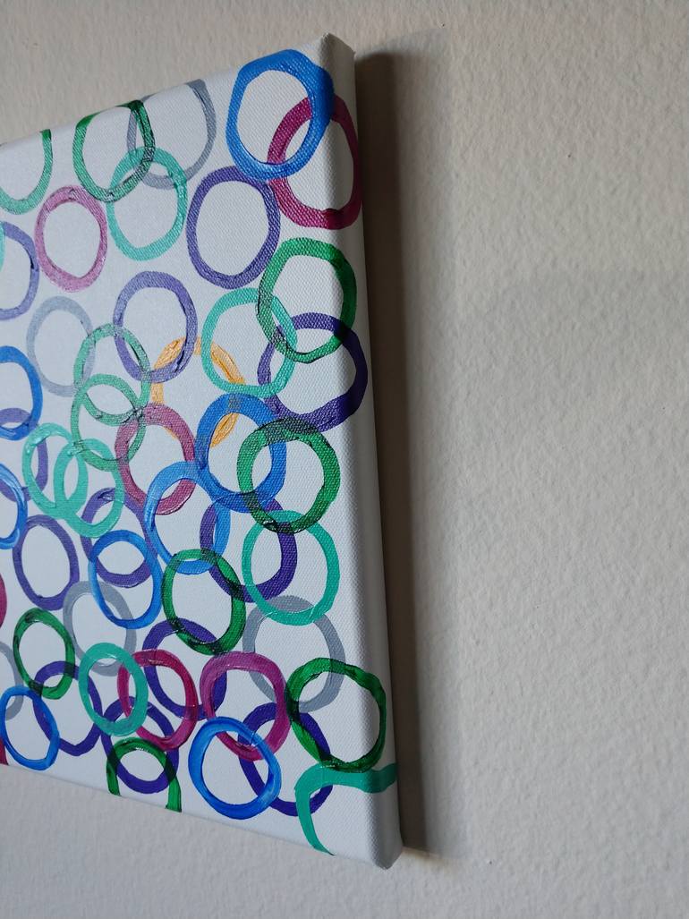 Original Abstract Expressionism Abstract Painting by Mm Eskelin