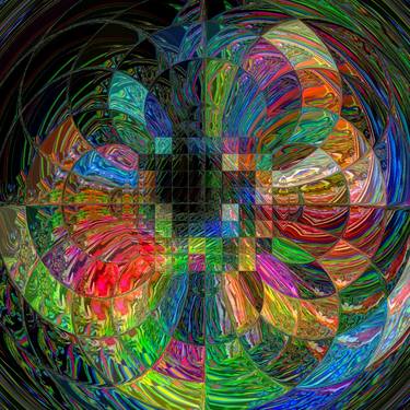 Print of Abstract Floral Digital by Greg Flichel