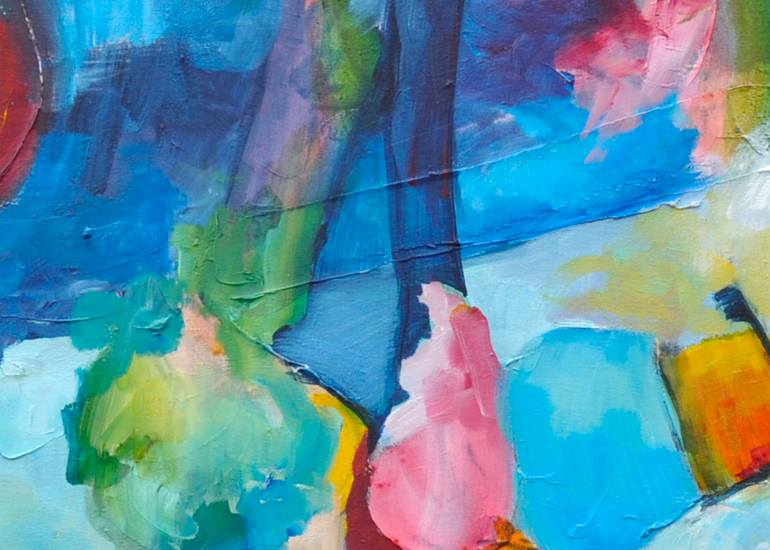 Original Expressionism Floral Painting by Tina Numberger