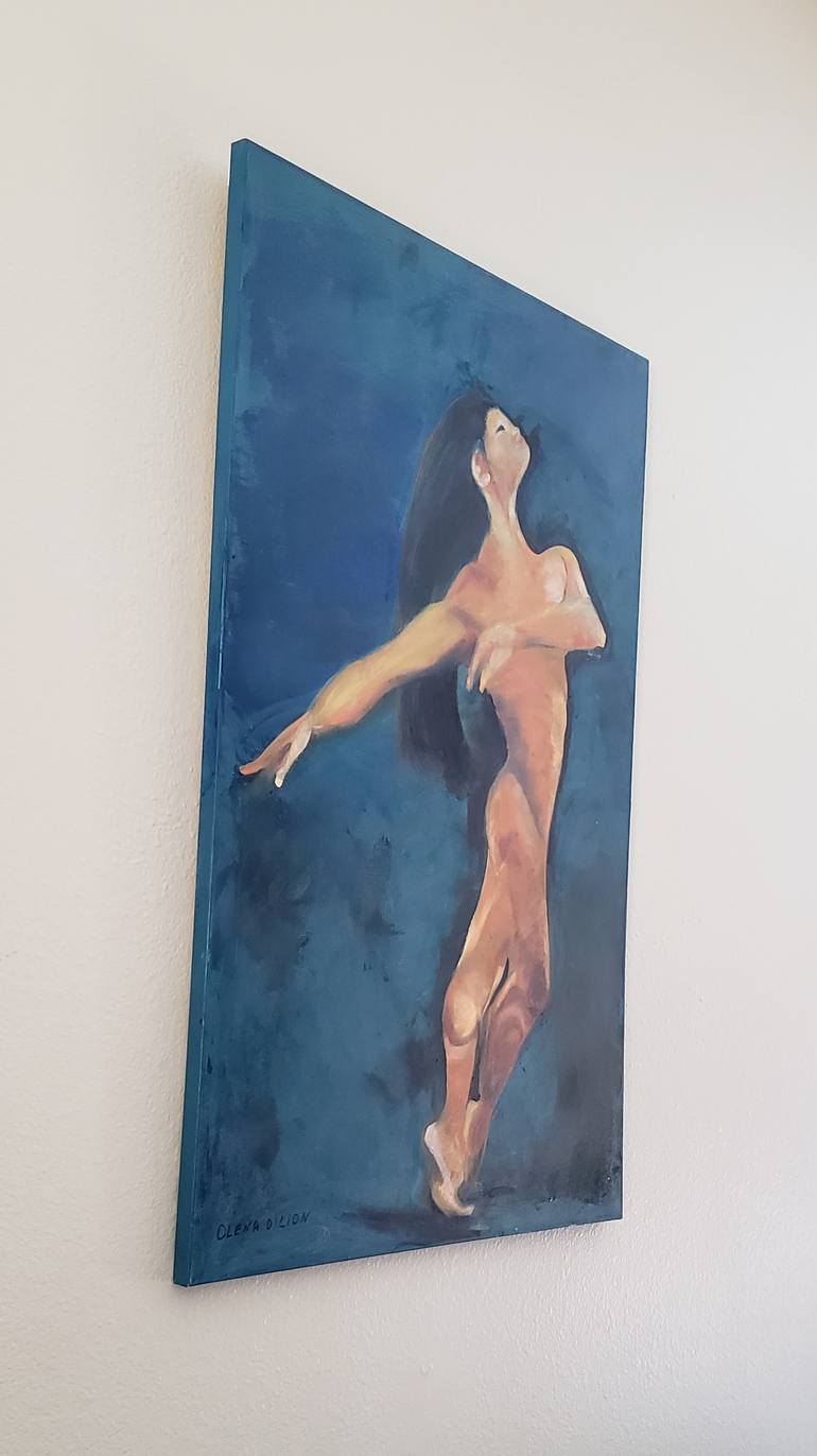 Original Impressionism Body Painting by Elena Dilion
