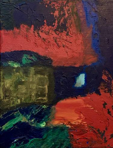 Original Abstract Painting by Hans Christopher Hunter