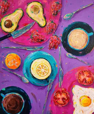Original Conceptual Food & Drink Paintings by Dawn Underwood