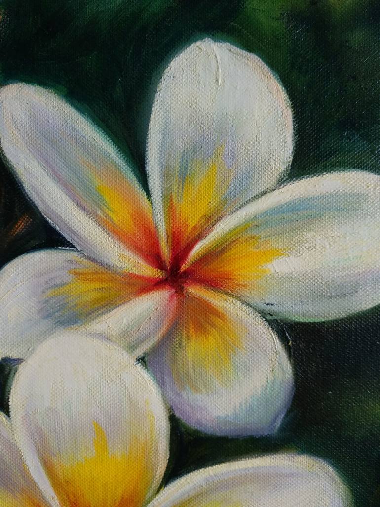 Original Fine Art Floral Painting by Anastasia Akunina 