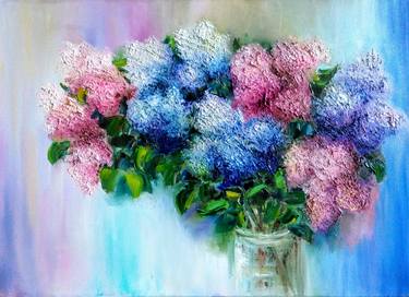 Original Impressionism Floral Paintings by Anastasia Akunina