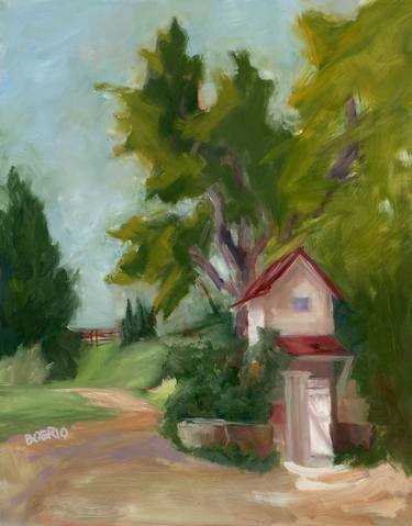 Original Rural life Painting by Carrie Lacey Boerio