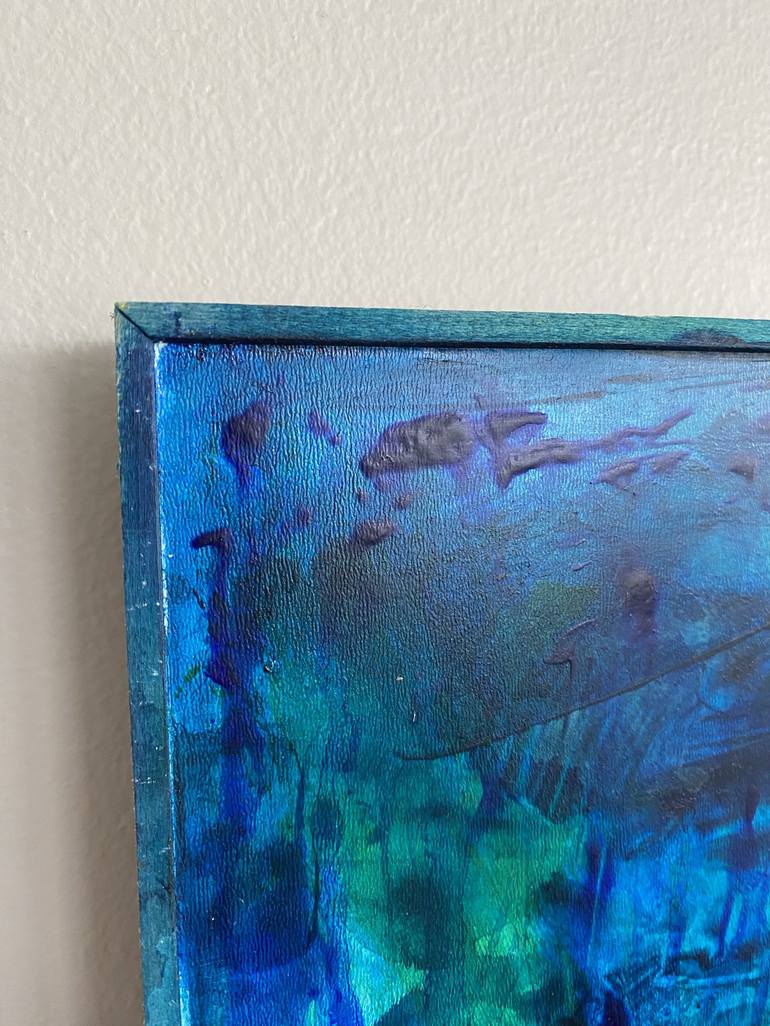 Original Abstract Water Painting by Carrie Lacey Boerio