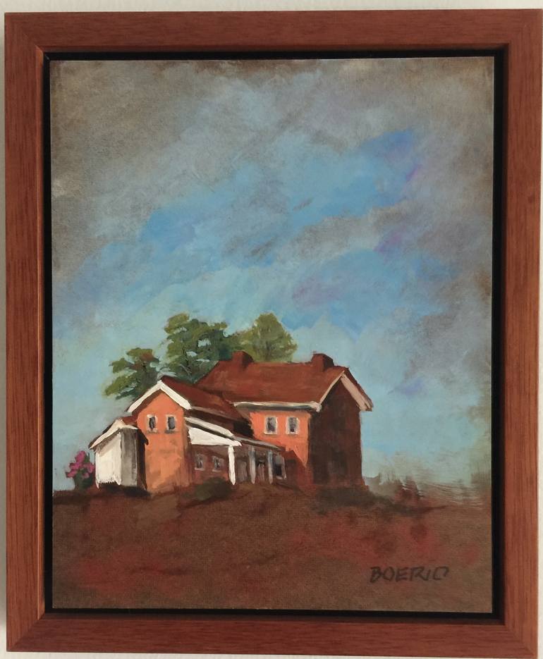 Original Home Painting by Carrie Lacey Boerio