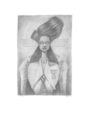Print of Women Drawings by Tim Hehir