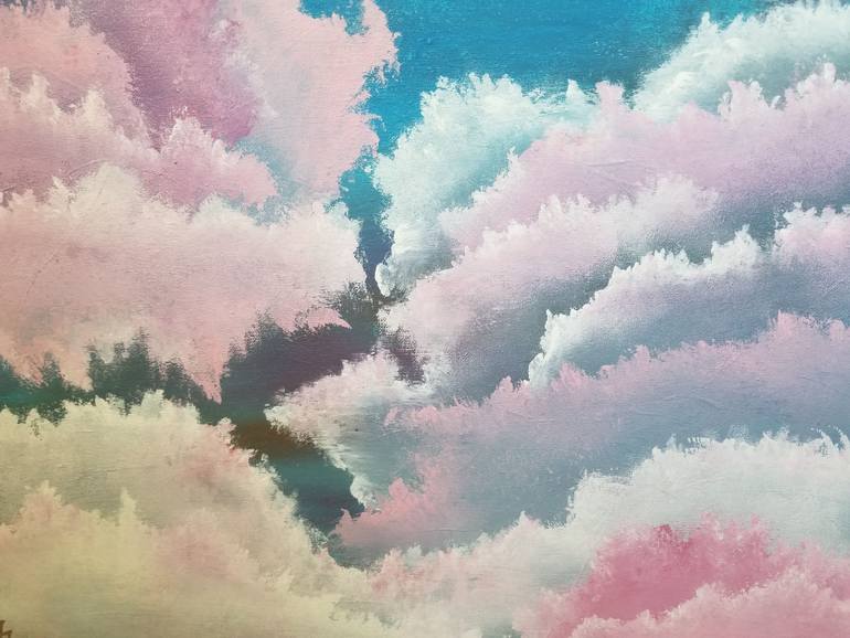 Original Abstract Nature Painting by Rebecca Bouthillette