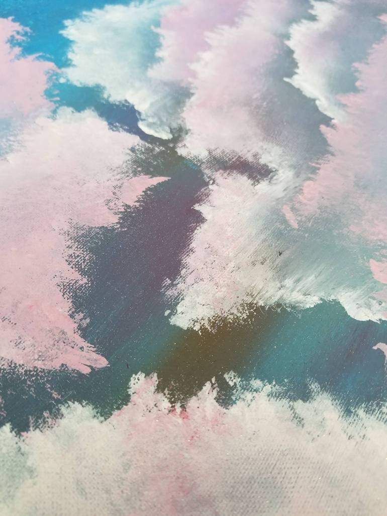 Original Abstract Nature Painting by Rebecca Bouthillette