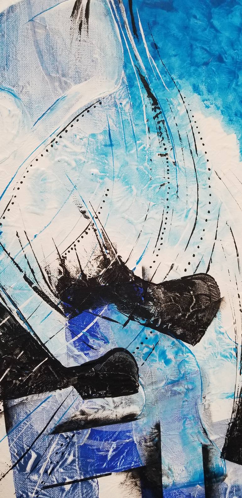 Original Abstract Painting by Rebecca Bouthillette