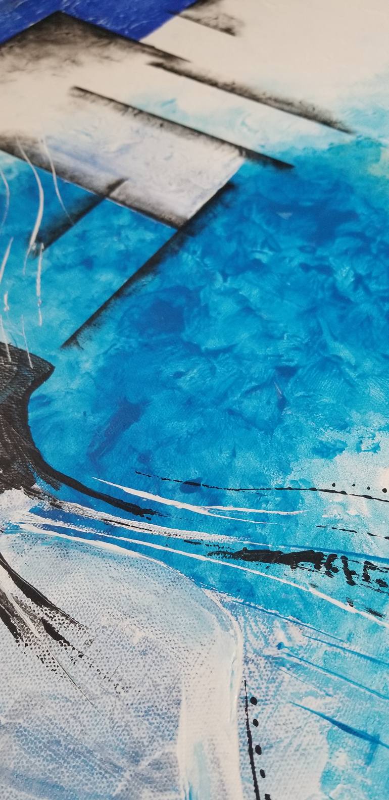 Original Abstract Painting by Rebecca Bouthillette