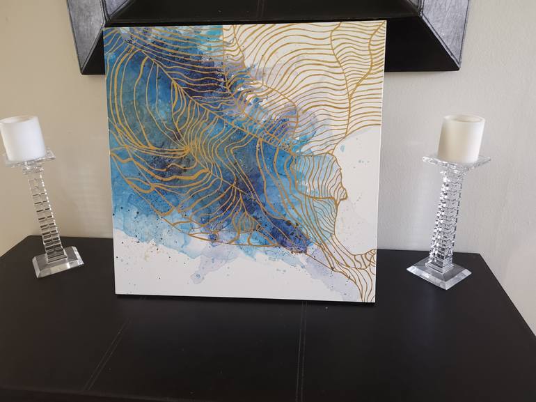 Original Abstract Painting by Rebecca Bouthillette