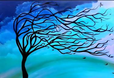 Original Tree Painting by Rebecca Bouthillette