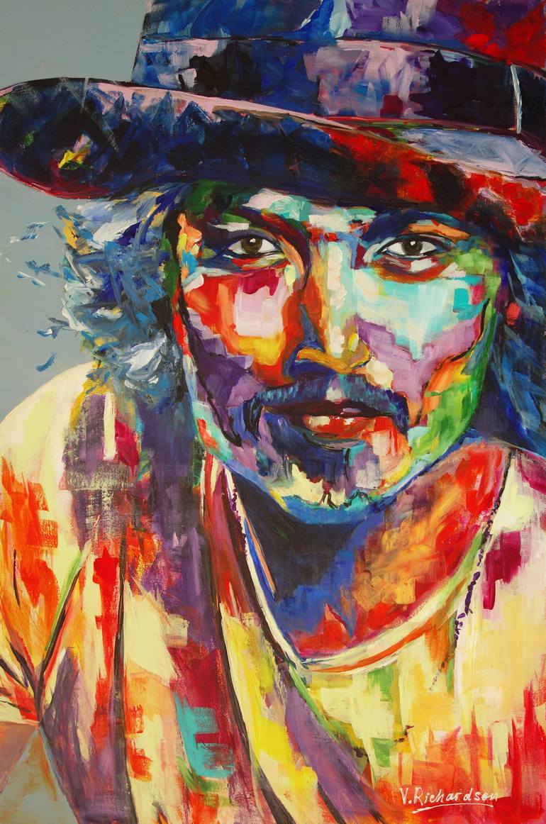 johnny depp elephant painting