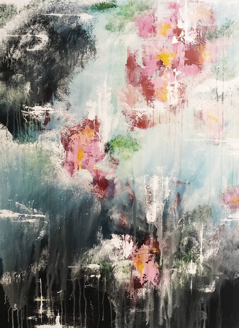 Wildflower V Painting by Jenna Sharp | Saatchi Art