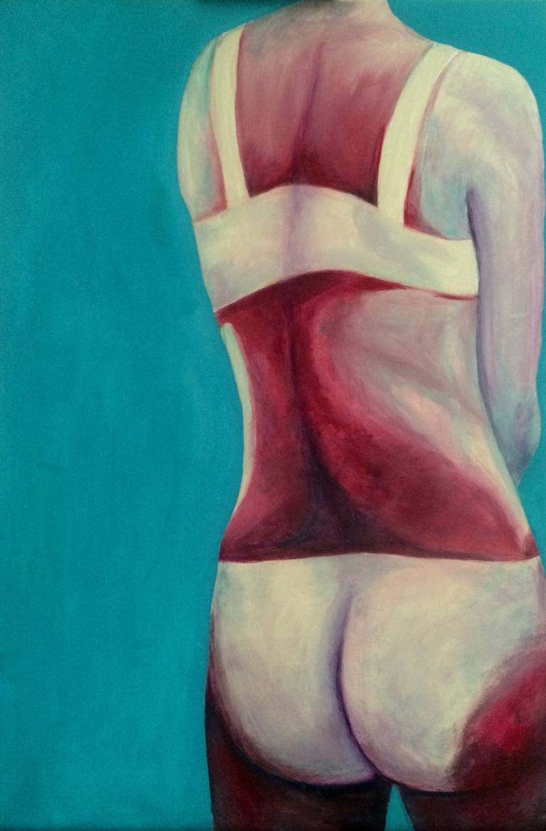 Sunburned Backside Painting by Loren Siems | Saatchi Art