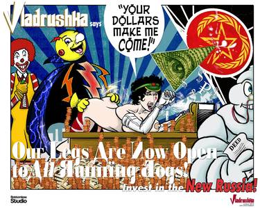 Original Pop Art Humor Digital by John Linton Roberson