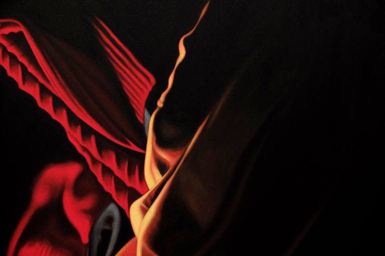 Original Photorealism Abstract Painting by Riccardo La Monica