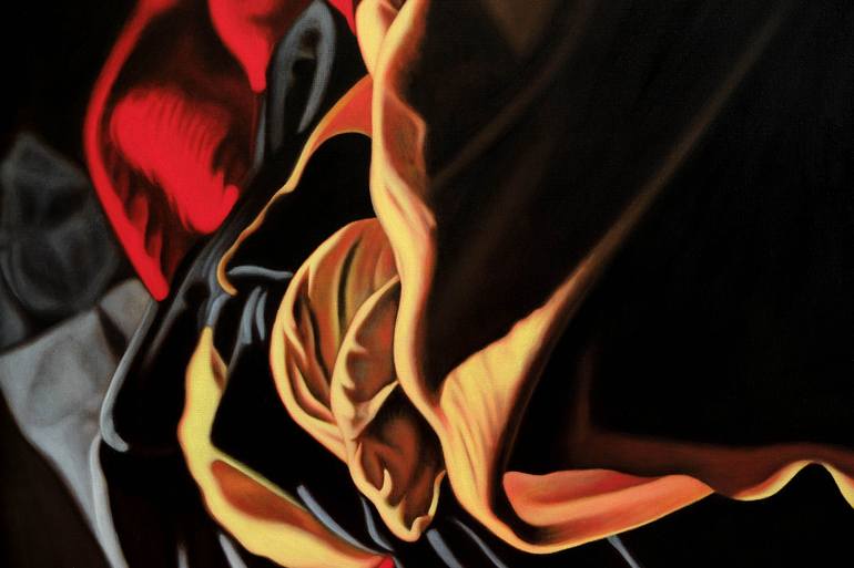 Original Photorealism Abstract Painting by Riccardo La Monica