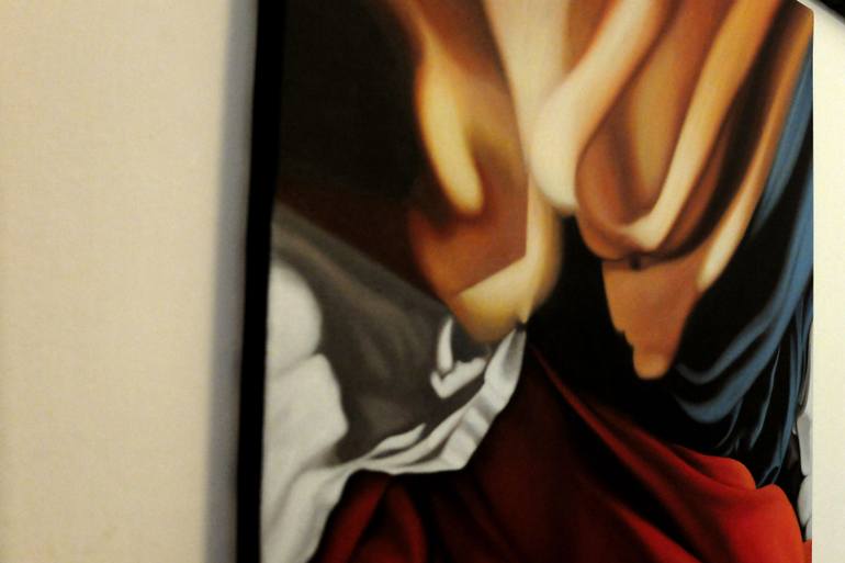 Original Photorealism Abstract Painting by Riccardo La Monica