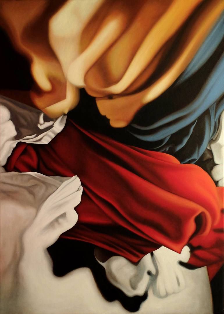 Original Photorealism Abstract Painting by Riccardo La Monica