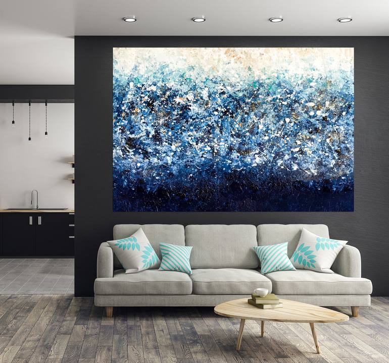 Original Abstract Expressionism Abstract Painting by Nikki Chauhan