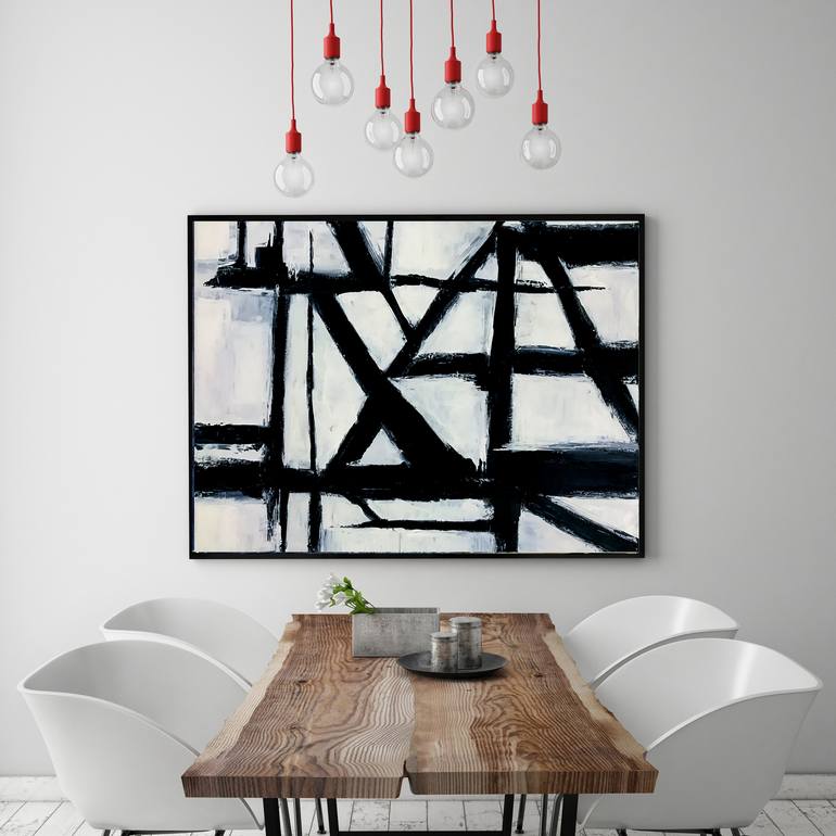 Original Abstract Expressionism Abstract Painting by Nikki Chauhan