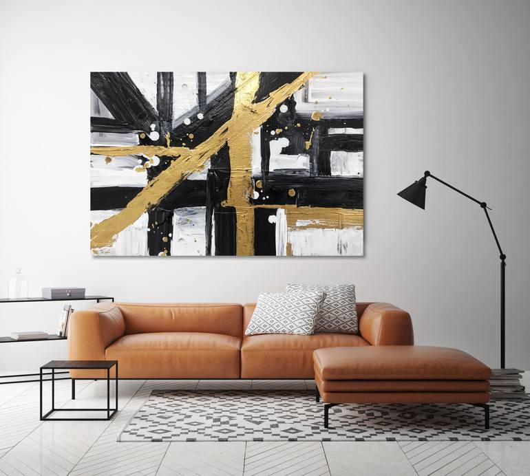 Original Fine Art Abstract Painting by Nikki Chauhan