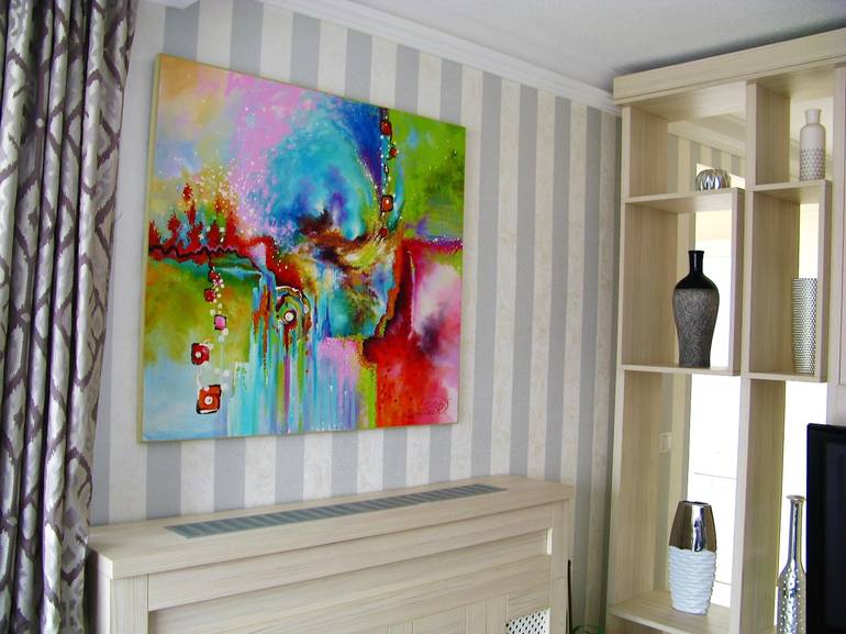 Original Modern Abstract Painting by Valentina Radu