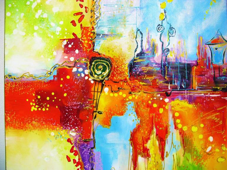 Original Modern Abstract Painting by Valentina Radu