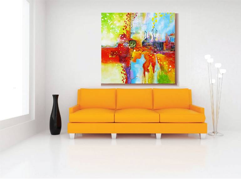 Original Modern Abstract Painting by Valentina Radu