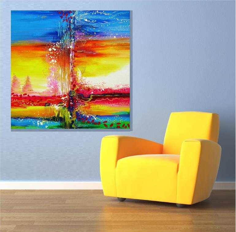 Original Modern Abstract Painting by Valentina Radu